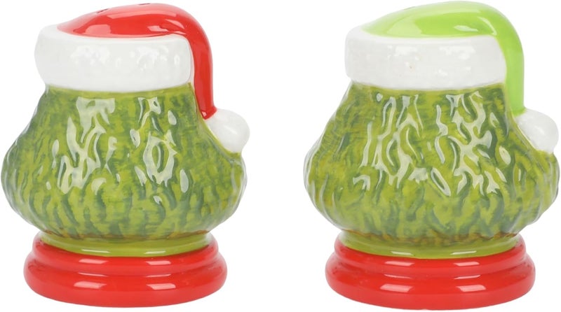 Vandor Dr. Seuss The Grinch Naughty or Nice Salt And Pepper Shaker Set,Multicolor - Image 3
